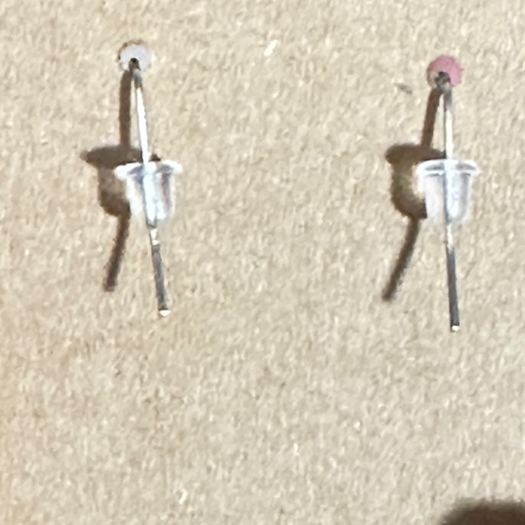 2/$20 Silver Tone Water Droplet Filigree Hook Earrings - Picture 7 of 9